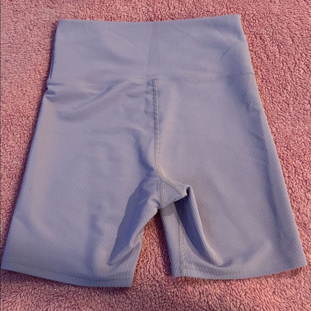 LoveShackFancy x Beach Riot Ribbed Bike Shorts - Picture 3 of 3